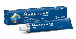 Аленталь, крем д/наружн. прим. 1.5% 50 г №1