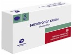 Бисопролол Канон, табл. п/о пленочной 5 мг №30