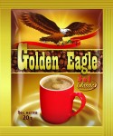 Напиток кофейный, Golden Eagle (Голден Игл) 20 г №1 Классик 3в1 растворимый саше