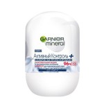 Дезодорант-антиперспирант, Garnier (Гарньер) 50 мл Минерал Активный контроль плюс 96 ч женский ролл-он