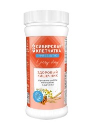 Клетчатка, Сибирская 300 г здоровый кишечник 2.0 с пребиотиками банка пластиковая