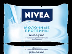 Мыло-уход, Nivea (Нивея) 90 г молочные протеины