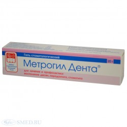 Метрогил Дента, гель стомат. 20 г №1