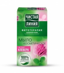 Мыло, Чистая линия 80 г клевер