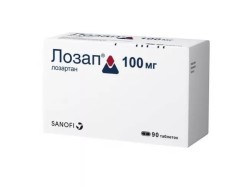 Лозап табл. п/о пленочной 100 мг 90 шт.